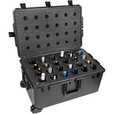 24-Bottle Wine Carrier with Wheels