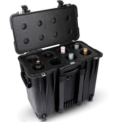8-Bottle Wine Carrier with Wheels