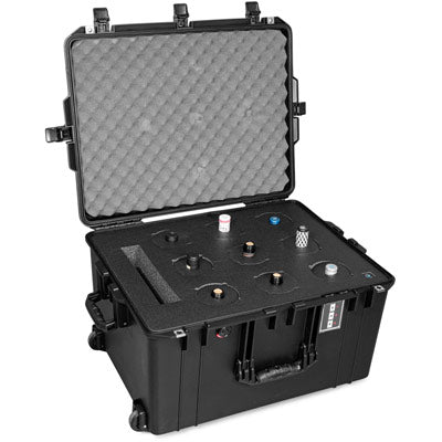 9-BOTTLE Wine Carrier with Wheels